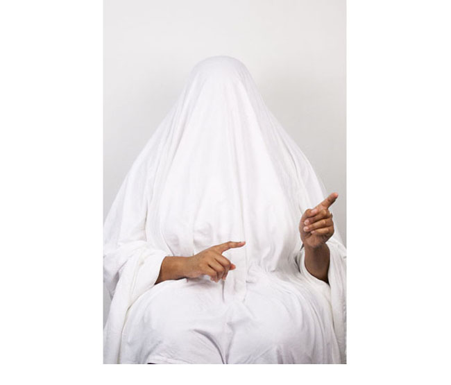 Sondra Perry,<em>White Sheets</em>, 2014. Epson Inkjet Print on Matte Kodak Paper, 12 x 18 inches. White Sheets